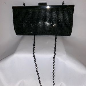 Black studded purse